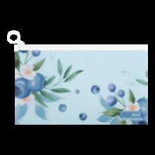 Папка-конверт на zip-блискавці DL Arabeski матовий,напівпрозорий морська хвиля ВМ.3949-17 Buromax