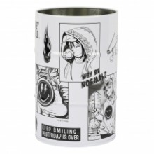 Стакан-підставка металевий бочка 'Smiley World' великий 470547 YES