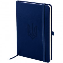Книга записна Partner Lux 125*195*96арк.кліт.синя Герб 8202-02-5 Axent