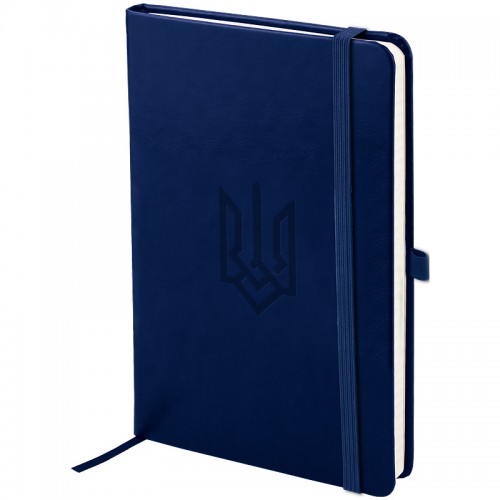 Книга записна Partner Lux 125*195*96арк.кліт.синя Герб 8202-02-5 Axent Книга записна Partner Lux 125*195*96арк.кліт.синя Герб 8202-02-5 Axent