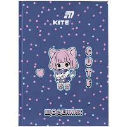 Щоденник шкільний тверда обкладинка Cuteness K26-262-1 KITE Щоденник шкільний тверда обкладинка Cuteness K26-262-1 KITE