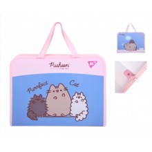 Папка-портфель на блискавці  з тканевими ручками FC 'Pusheen' 492317 YES
