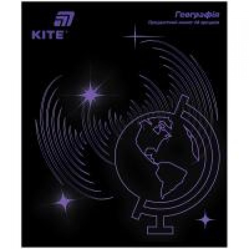 Зошит предметний 48арк.клітинка софт тач+УФ, Lumen, Географія K26-240-5 KITE Зошит предметний 48арк.клітинка софт тач+УФ, Lumen, Географія K26-240-5 KITE