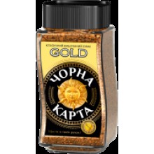 Кава Чорна карта Gold  розчинна 190г (с/б) ck.51156