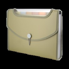 Портфель 3739-36 13відділень А4 MORANDI STYLE оливковий Buromax