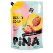 Мило рідке 1л Bio Naturel  б/дозатораМило рідке 1.5л Pina дой-пак